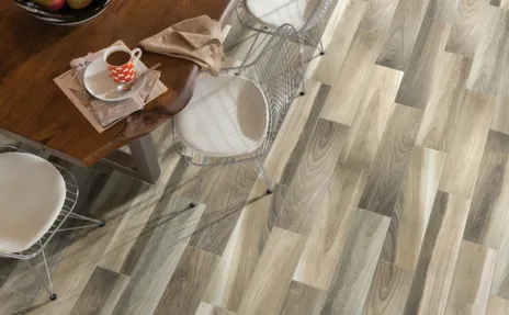 tile flooring in living room