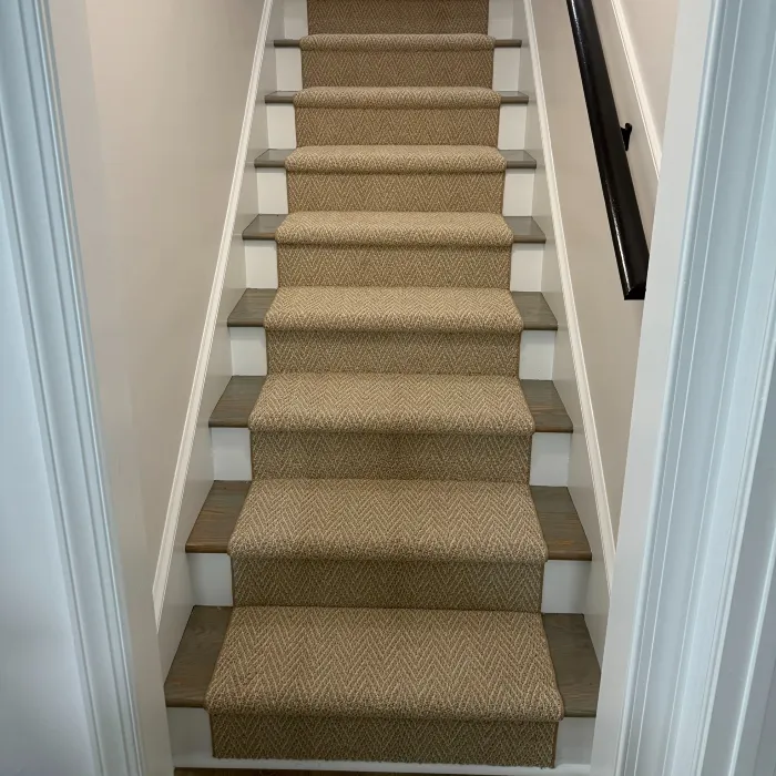 Carpet stair runner installation in Lancaster